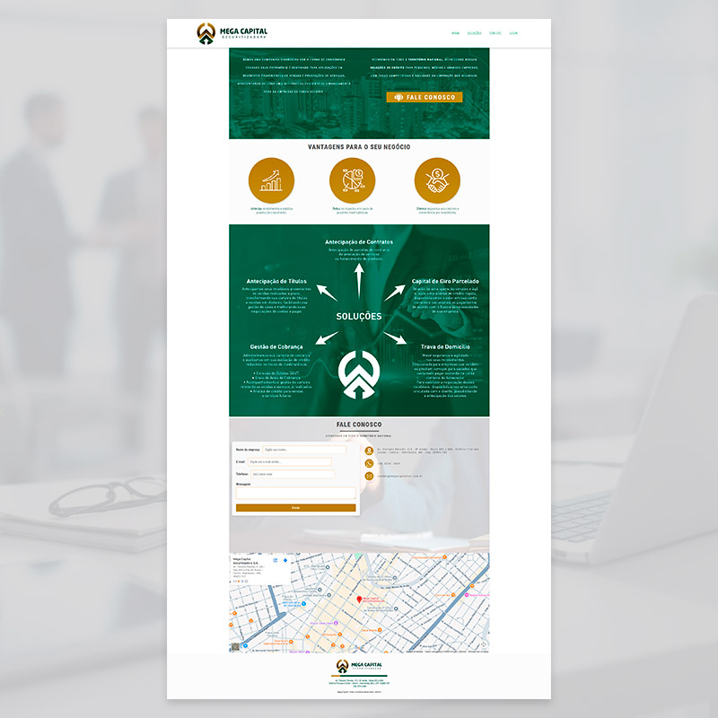 Site Institucional Megal Capital