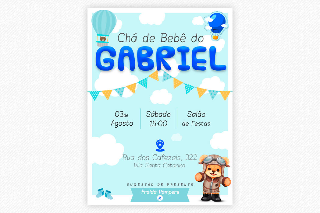 Folder Chá de Bebê