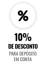 10% de desconto no depósito em conta à vista